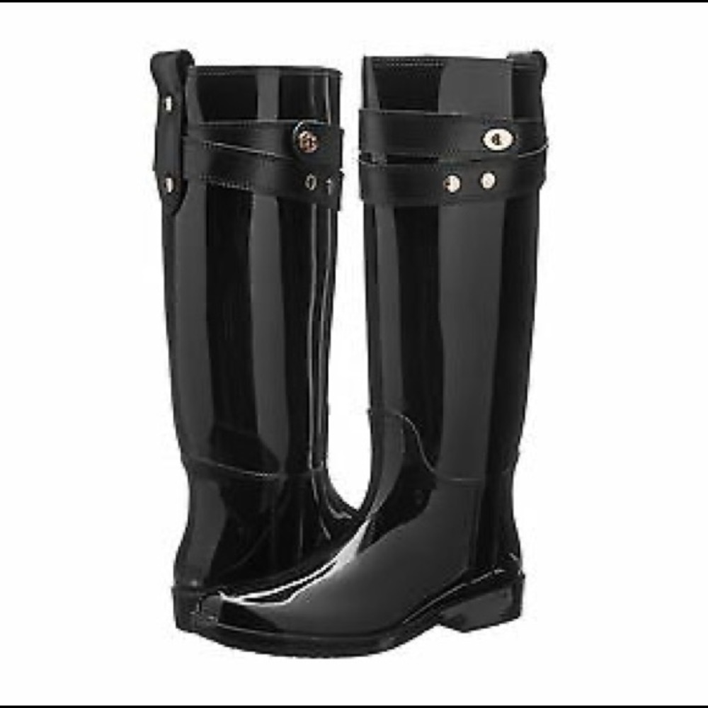 coach talia rain boots